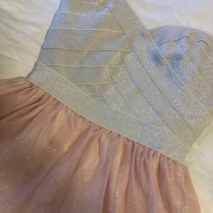 Juniors Sparkly Mini Dress